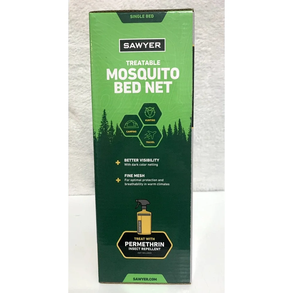 Treatable Mosquito Bed Net w/ Treatment Kit, by Sawyer BRAND NEW